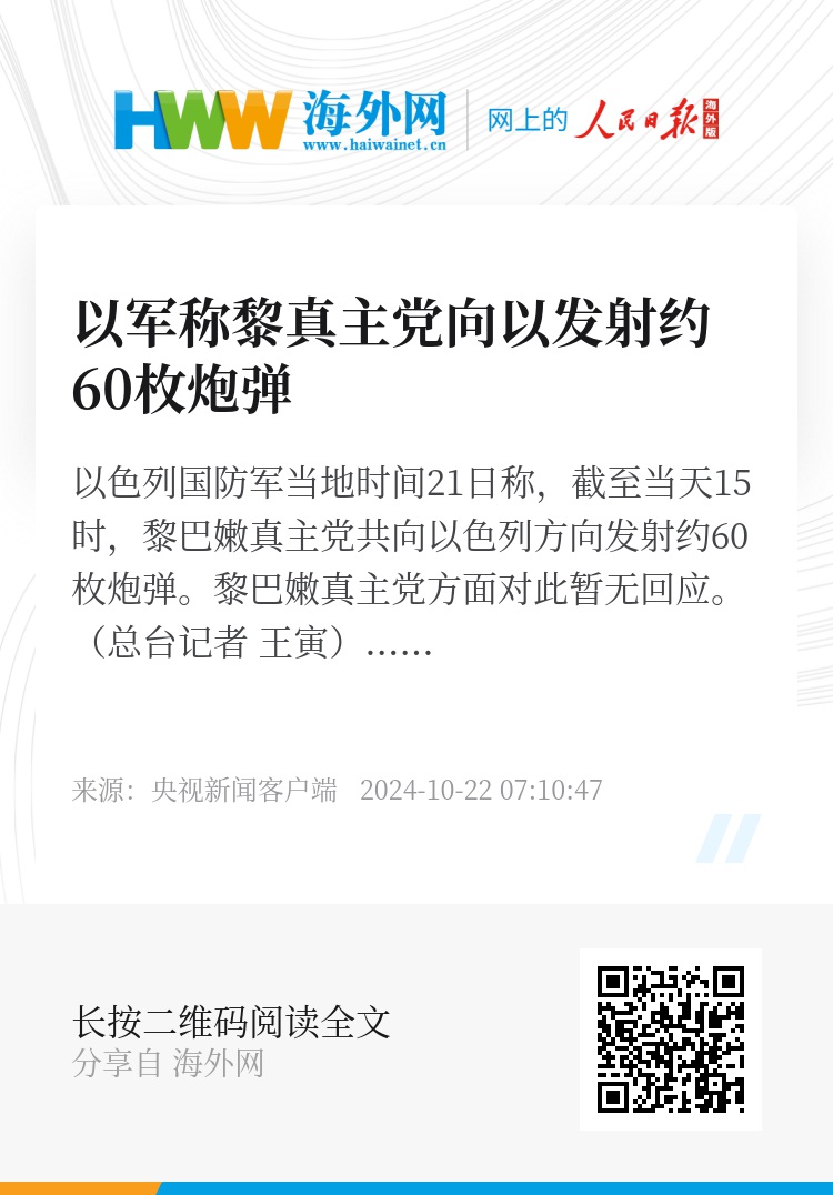 军称黎真主党向以色列发射约115枚炮弹事件概览与指南（初进阶用户适用）