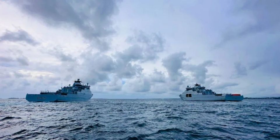 海警万吨舰首次执行任务，破浪前行展现对台实力与决心