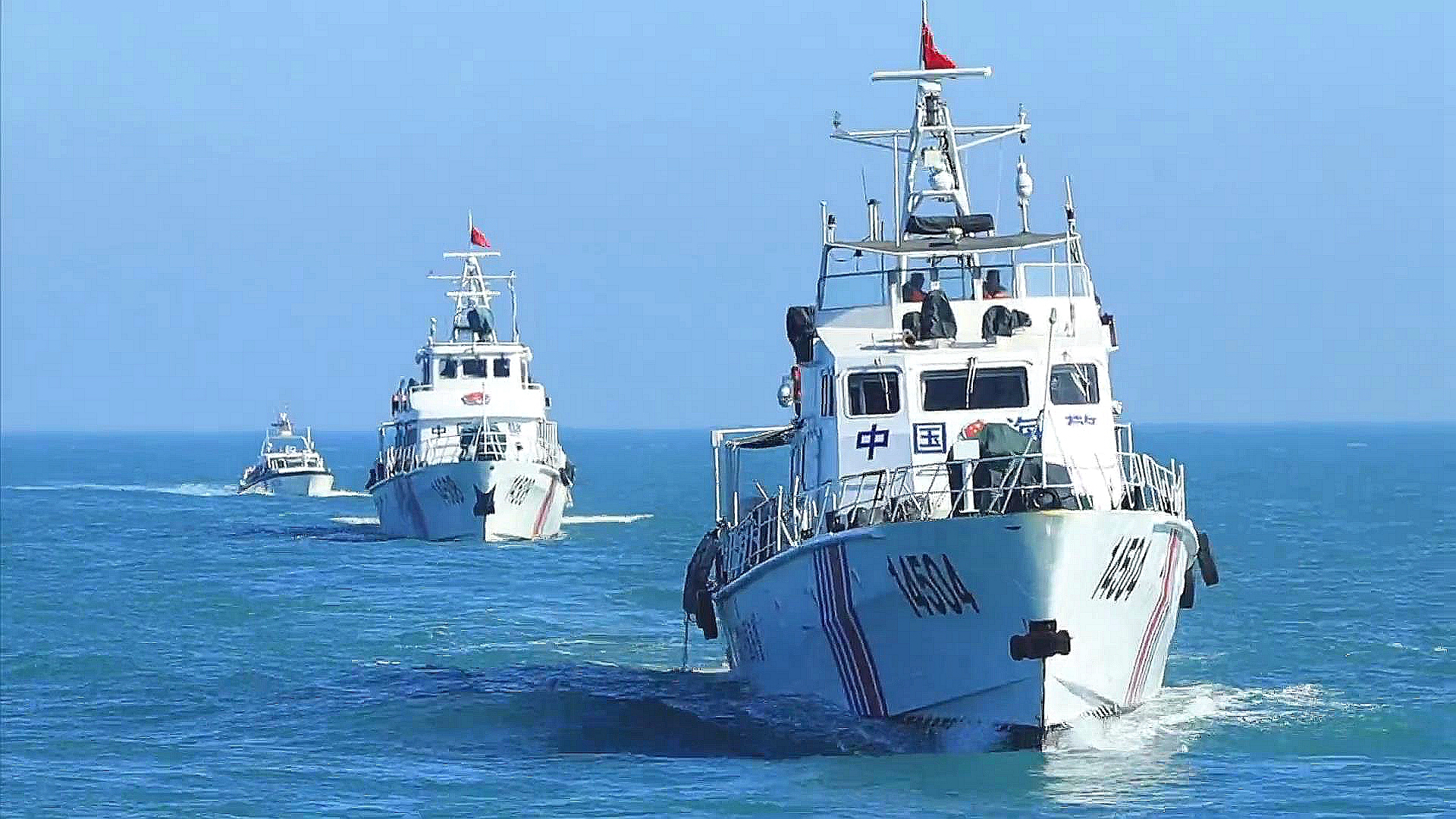 海警在马祖附近海域开展执法巡查行动