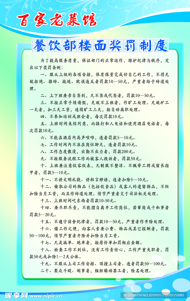 最新餐饮奖罚制度深度解析与探讨🍽️