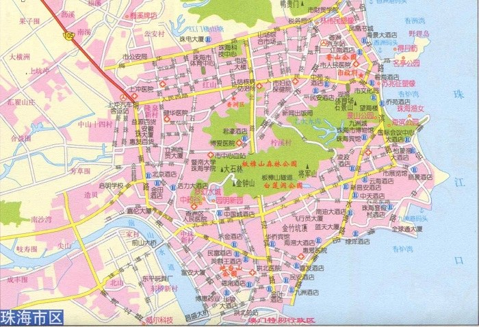 珠海最新市区地图，科技重塑城市，未来生活触手可及
