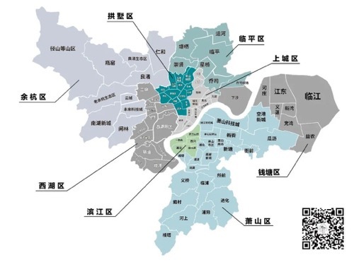 最新杭州区域划分图详解，解读与观点分享
